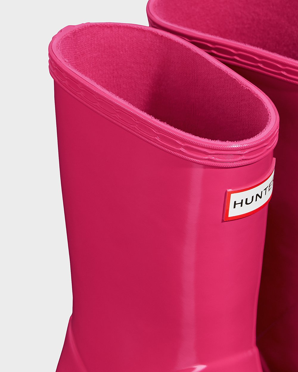 Kids Rain Boots - Hunter Original First Classic Gloss (19RJTEIFQ) - Light Pink